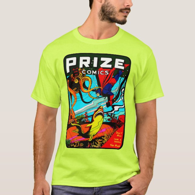 Camiseta de historietas clásicas de los años 40 (Anverso)