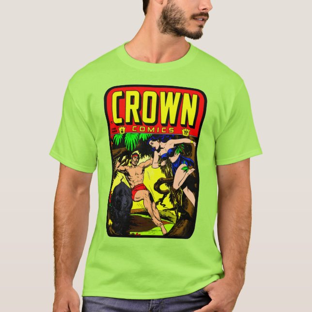 Camiseta de historietas de la corona clásicas de l (Anverso)