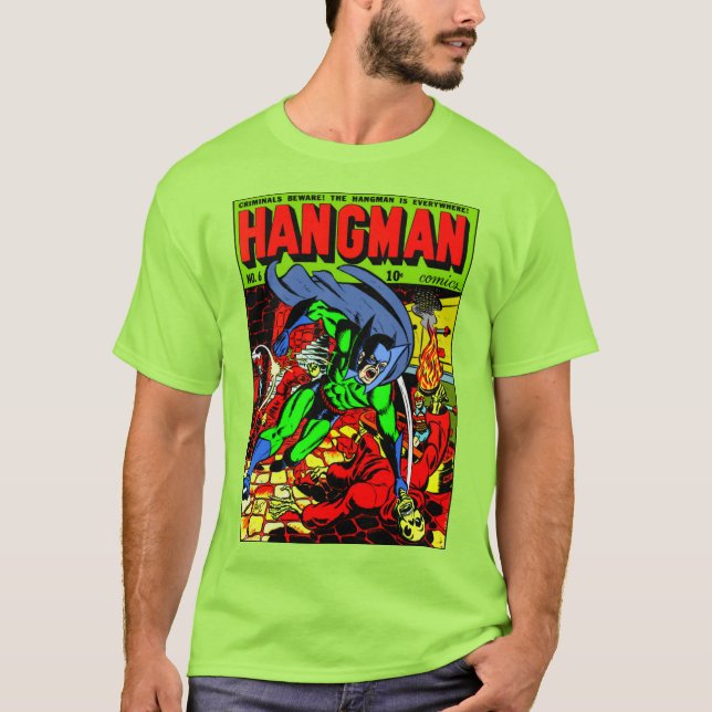 Camiseta de historietas HANGMAN de los años 40 (Anverso)