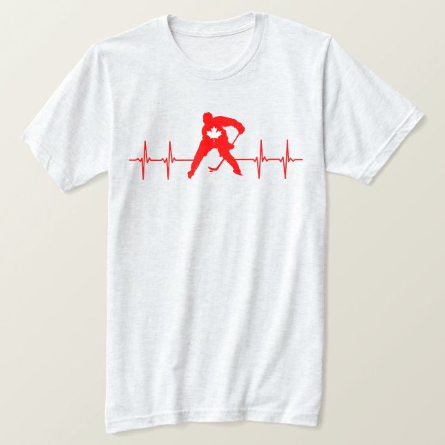 Camiseta de hockey de Canadá (Anverso del diseño)