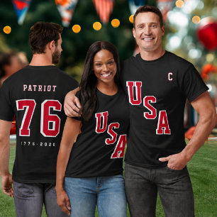Camiseta de hockey de USA por el 250º Aniversario 
