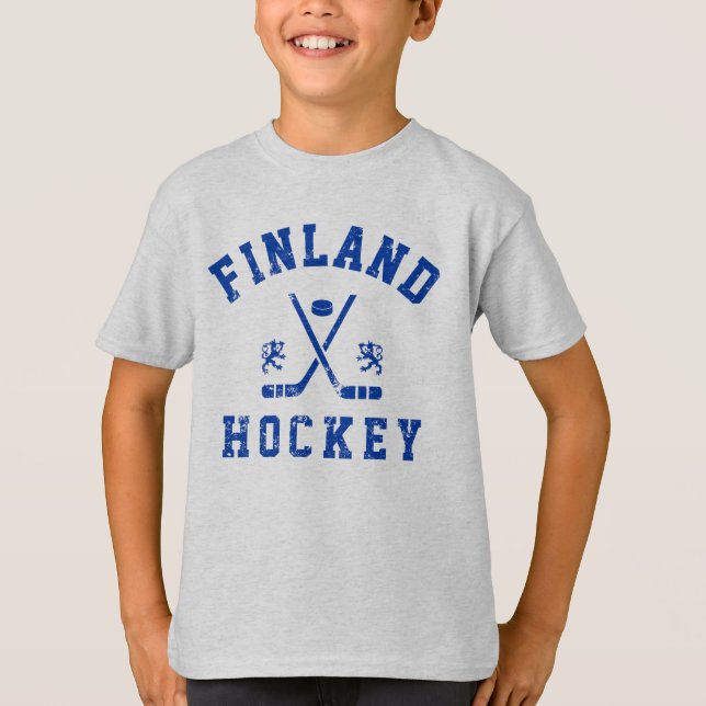 Camiseta de hockey sobre hielo de Finlandia (Anverso)