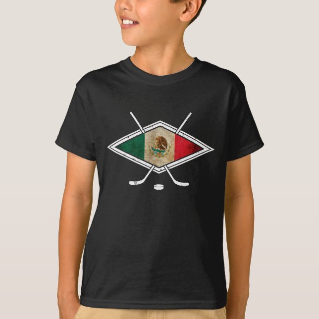 Camiseta de hockey sobre hielo de México - Nombre/ (Anverso)
