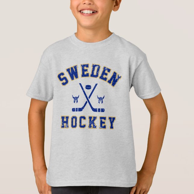 Camiseta de hockey sobre hielo de Suecia (Anverso)
