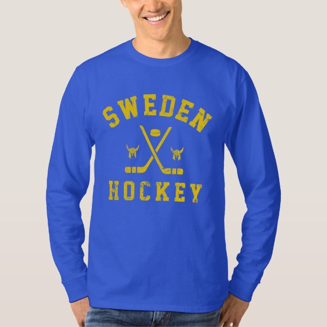 Camiseta de hockey sobre hielo de Suecia (Anverso)