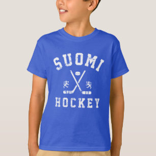 Camiseta de hockey sobre hielo de Suomi
