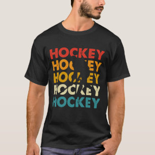Camiseta de Hockey sobre Hielo. Estilo Retro Para 
