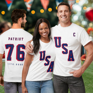 Camiseta de Hockey USA por el 250º Aniversario de 