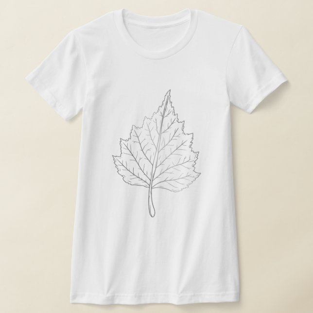 Camiseta de hoja de birch plateada (Distribución)