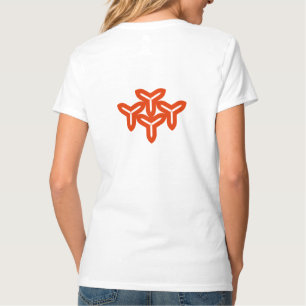 Camiseta de hoja gótica