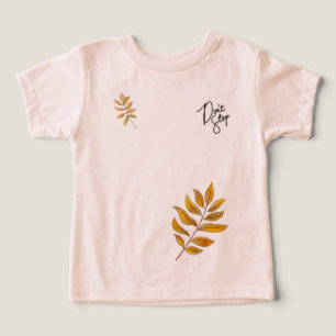 Camiseta de hoja motivacional para niñas regalo