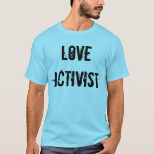 Camiseta de hombre activista del amor