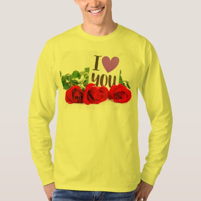 Camiseta de hombre amarillo (Anverso)