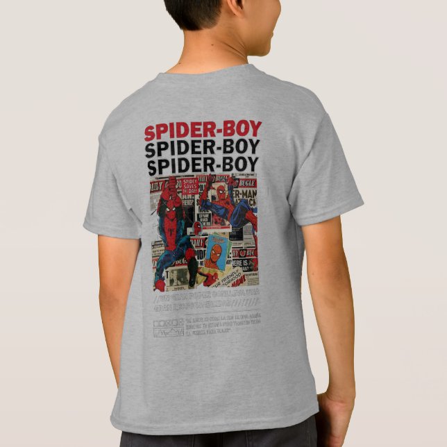 camiseta de hombre araña (Reverso)