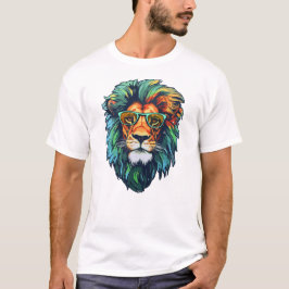 Camiseta de hombre blanco editable - León