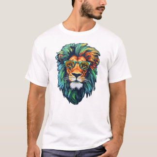 Camiseta de hombre blanco editable - León