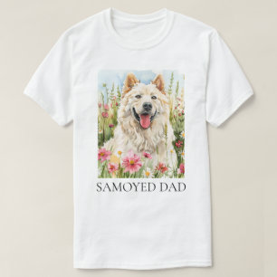 Camiseta de hombre – Camiseta de Papá Samoyedo par