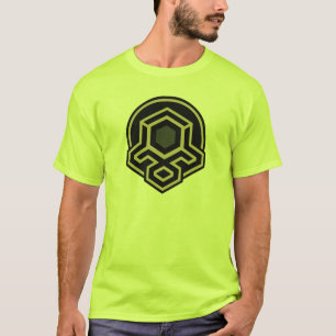 Camiseta de hombre con arte avanzado simétrico en 