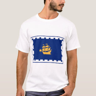 Camiseta de hombre con bandera de la ciudad de Que