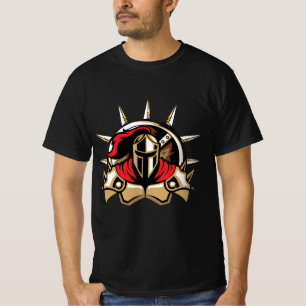 Camiseta de hombre con casco de guerrero Espartano