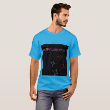Camiseta de hombre con estrellas patrióticas del D