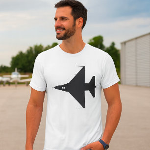 Camiseta de hombre con símbolo de avión