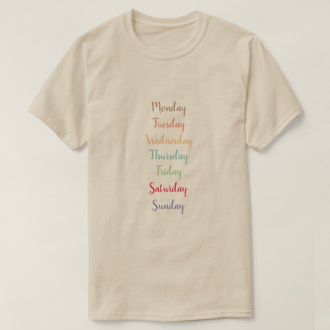 Camiseta de hombre / cotidiana (Diseño del anverso)