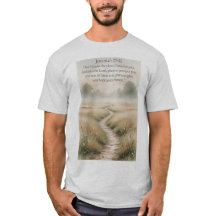 Camiseta de hombre cristiana de Jeremías 29:11 Bib