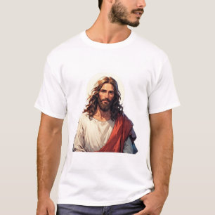 Camiseta de hombre cristiana Jesús Cristo