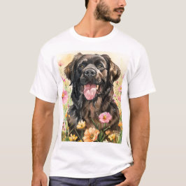 Camiseta de hombre de acuarela de Terranova
