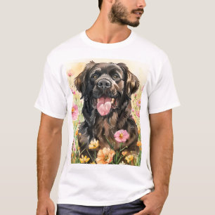 Camiseta de hombre de acuarela de Terranova