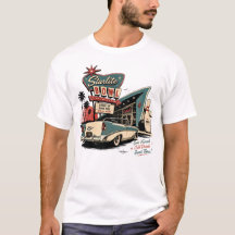 Camiseta de hombre de bolos Starlite Bowl Vintage