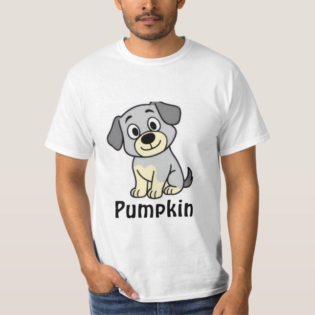 Camiseta de hombre de calabaza (Anverso)