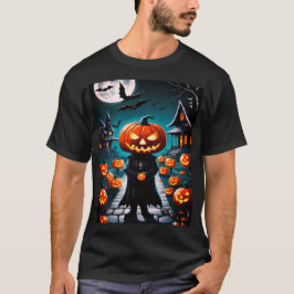Camiseta de hombre de calabaza malvado de Hallowee