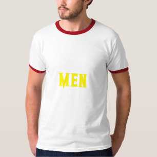 Camiseta de hombre de color amarillo brillante con