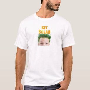 Camiseta de hombre de energía solar