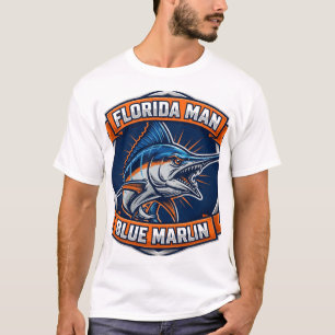 Camiseta de hombre de Florida de captura de Marlín