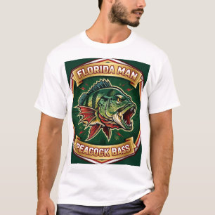 Camiseta de hombre de Florida lubina pavón insigni