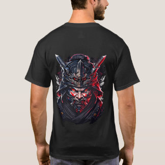 Camiseta de hombre de guerrero japonés