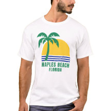 Camiseta de hombre de la playa de Nápoles Florida