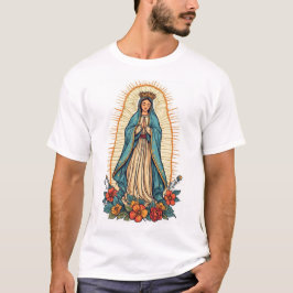 Camiseta de hombre de la Virgen de Guadalupe