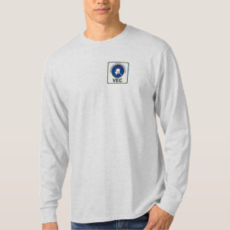 Camiseta de hombre de manga larga con bolsillo y e