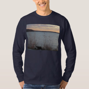 Camiseta de hombre de manga larga Lake Shore Sunse