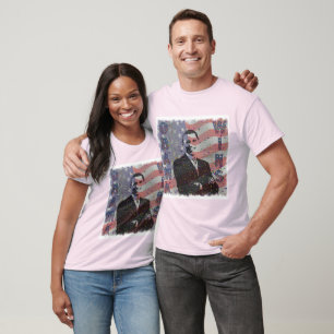 Camiseta de hombre de manga larga vintage Obama Wi