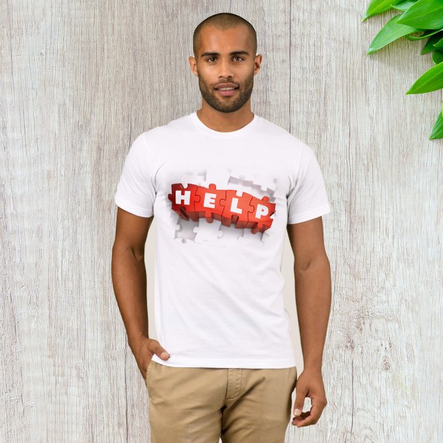 Camiseta de hombre de piezas de rompecabezas de ay (Subido por el creador)