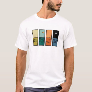 Camiseta de hombre de verano de manga corta 100% a