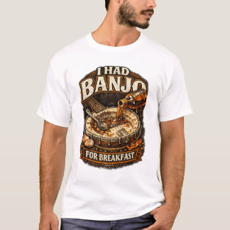 Camiseta de hombre "Desayuné Banjo"