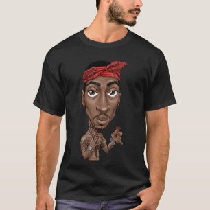Camiseta de hombre diseño de chica leyenda del rap