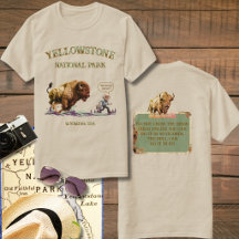 Camiseta de hombre divertido corriendo Bisonte Búf
