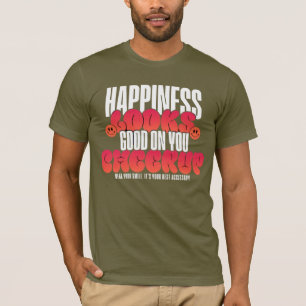 CAMISETA DE HOMBRE FELIZ MIRADA ÁNIMO JERSEY